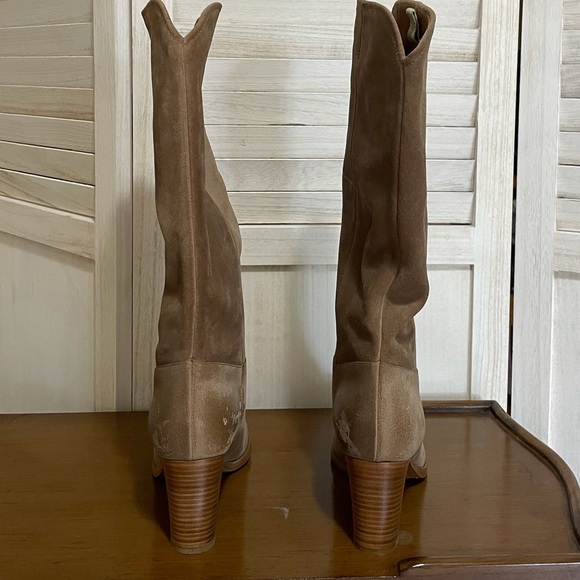 NWOT- Frye June Heeled Tall suede Boot - Picture 10 of 10